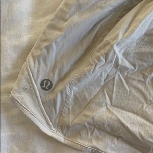 Lululemon white shorts
